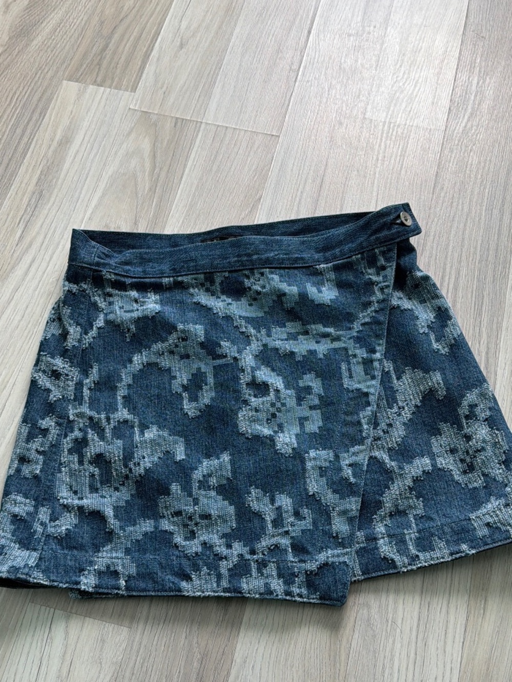 Rag & Bone Marina Denim Wrap Mini Skirt – Size 2 – Original Retail $325